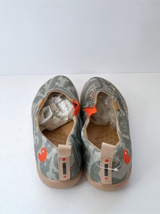 Men’s 8 UIN Elephant Art Slip-On Shoes Canvas Travel Casual Loafers main image 9